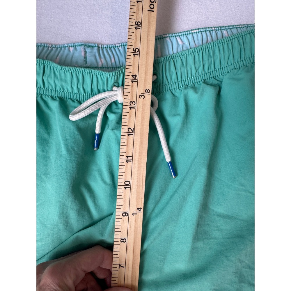 Tommy Bahama Men's XL Turquoise Swim Trunks Cargo Board Shorts Drawstring - Picture 8 of 9